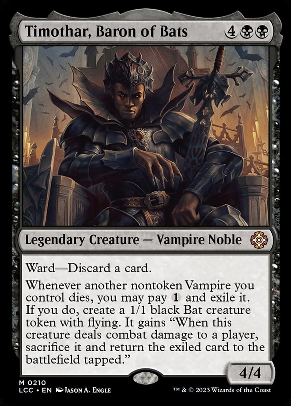 Timothar, Baron of Bats | Inglés | NM | LCC 1