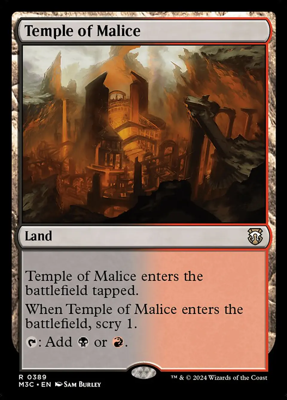 Temple of Malice | Inglés | NM | M3C 1