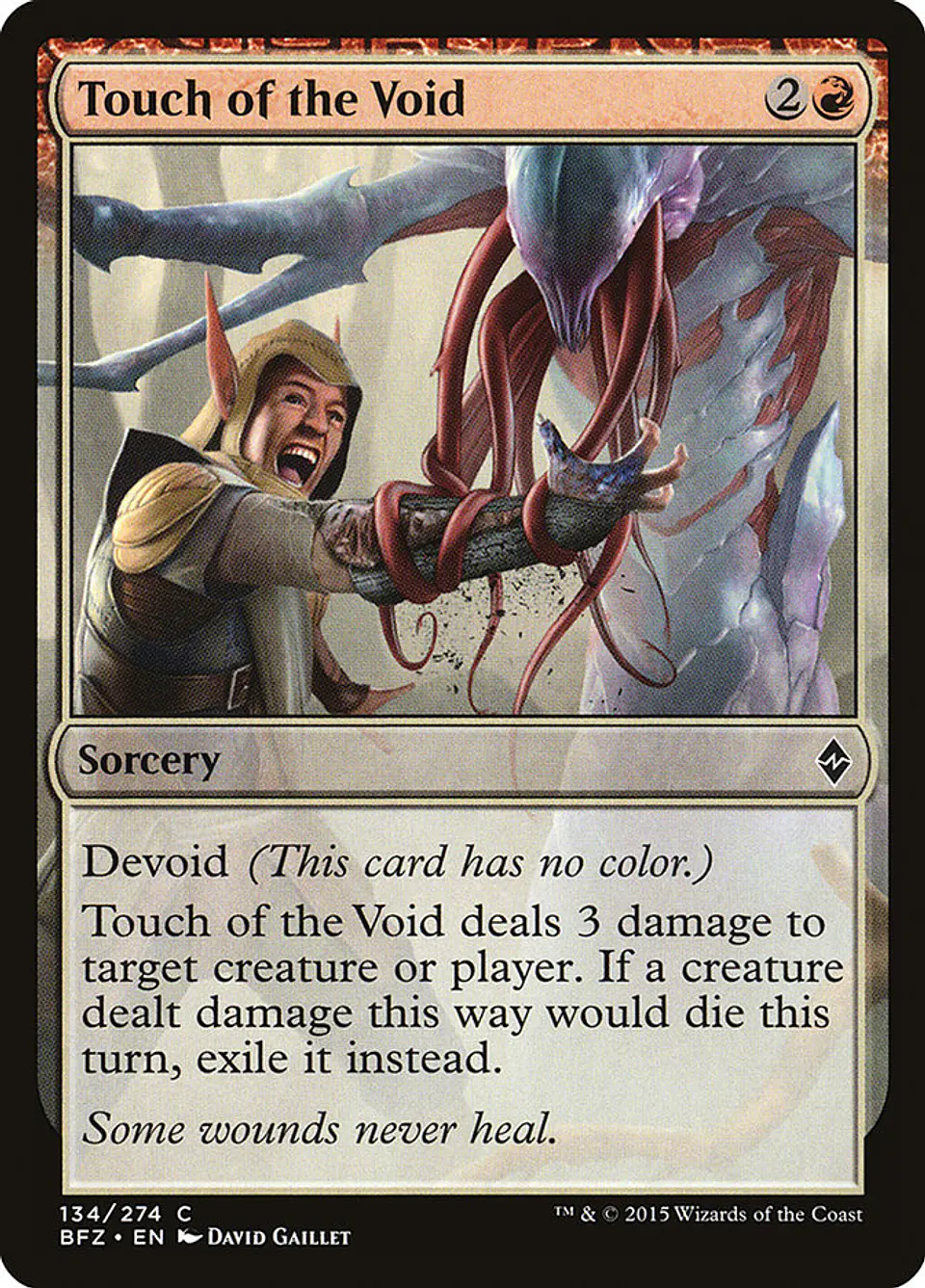 Touch of the Void (foil) | Español | NM | BFZ 1