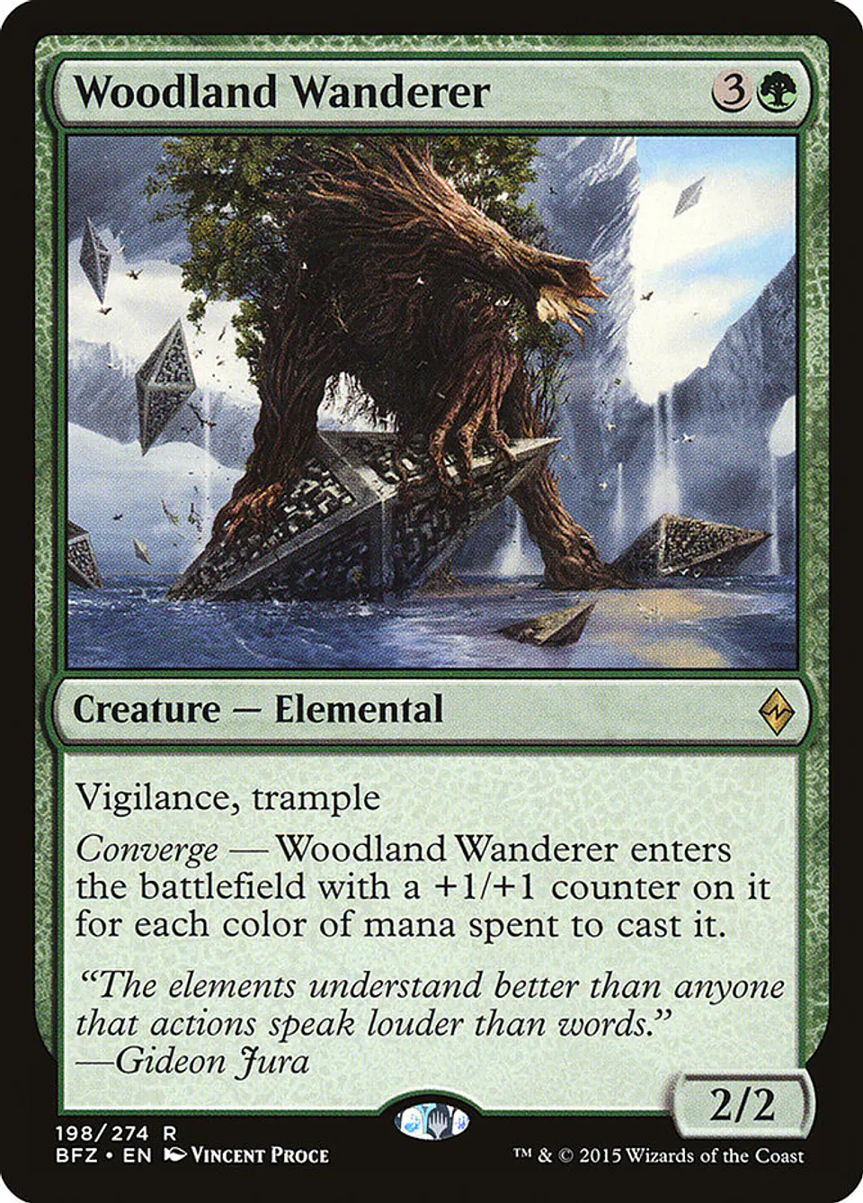 Woodland Wanderer (foil) | Español | NM | BFZ 1