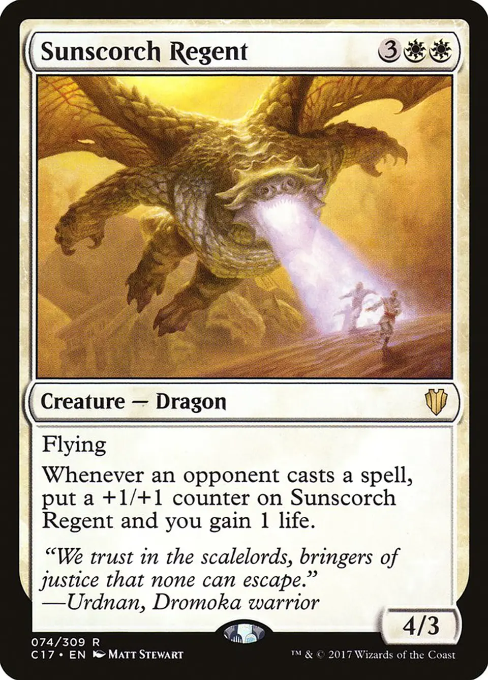 Sunscorch Regent | Inglés | NM | C17 1