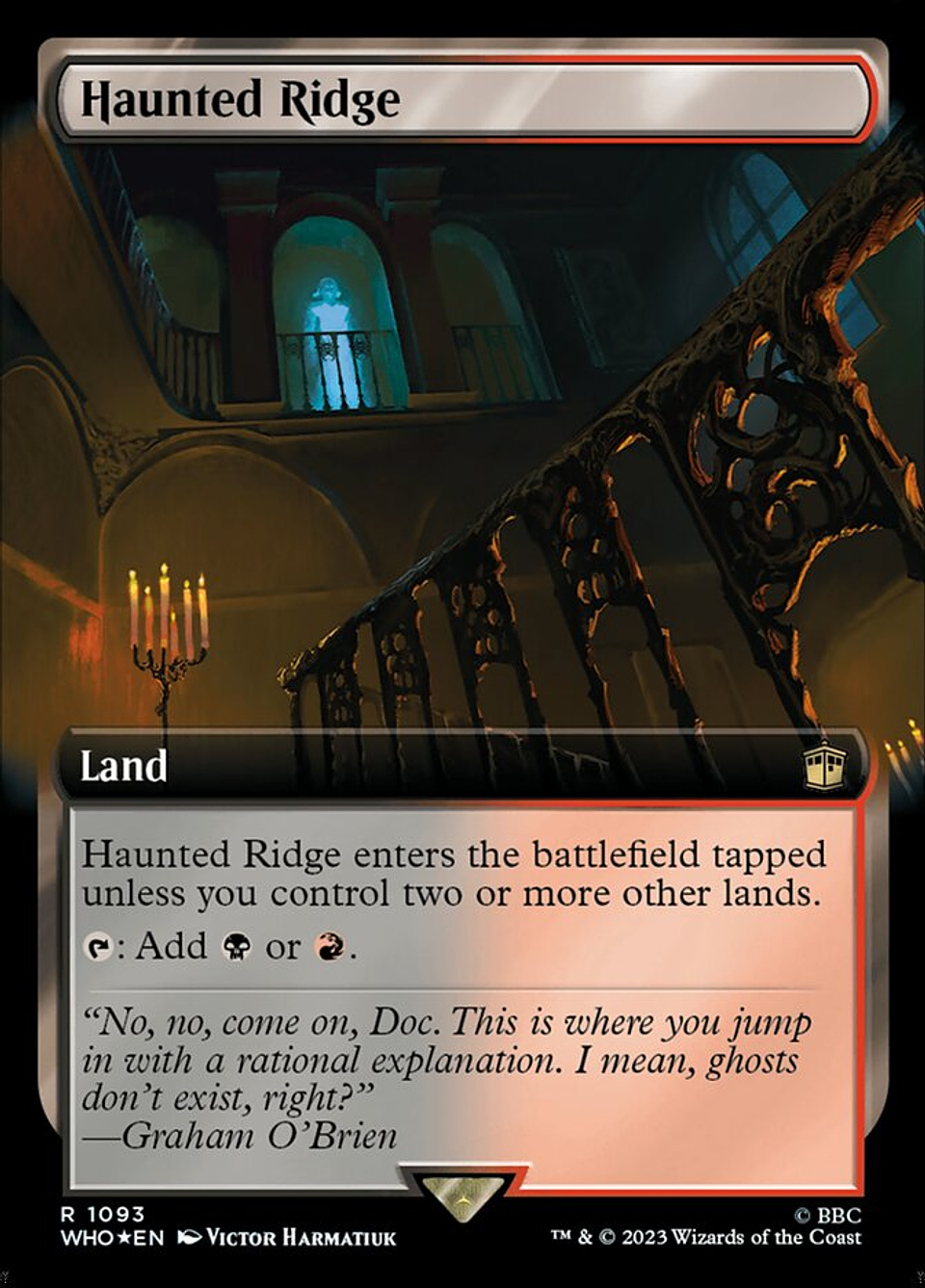 Haunted Ridge (Extended Art foil) | Inglés | NM | WHO 1