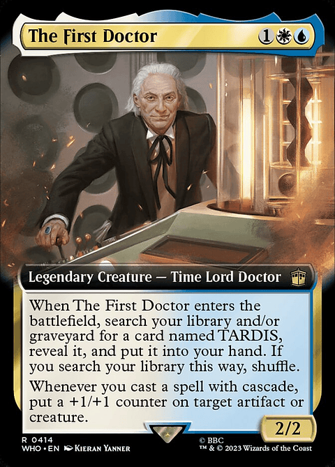 The First Doctor (Extended Art foil) | Inglés | NM | WHO