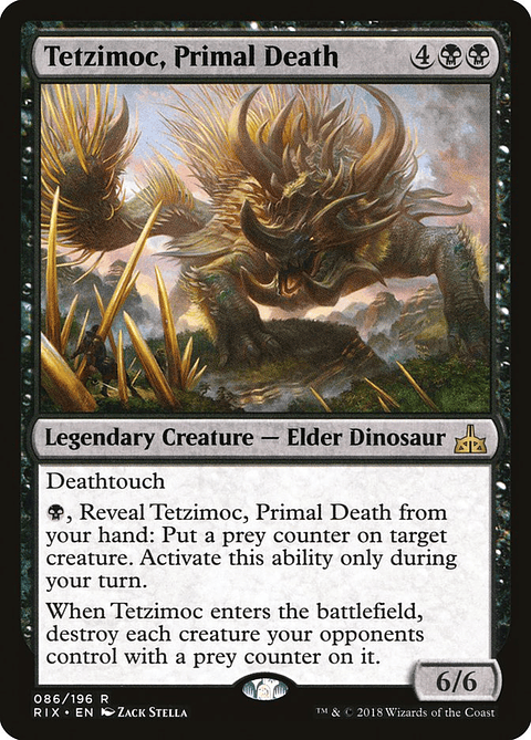 Tetzimoc, Primal Death | Inglés | NM | RIX
