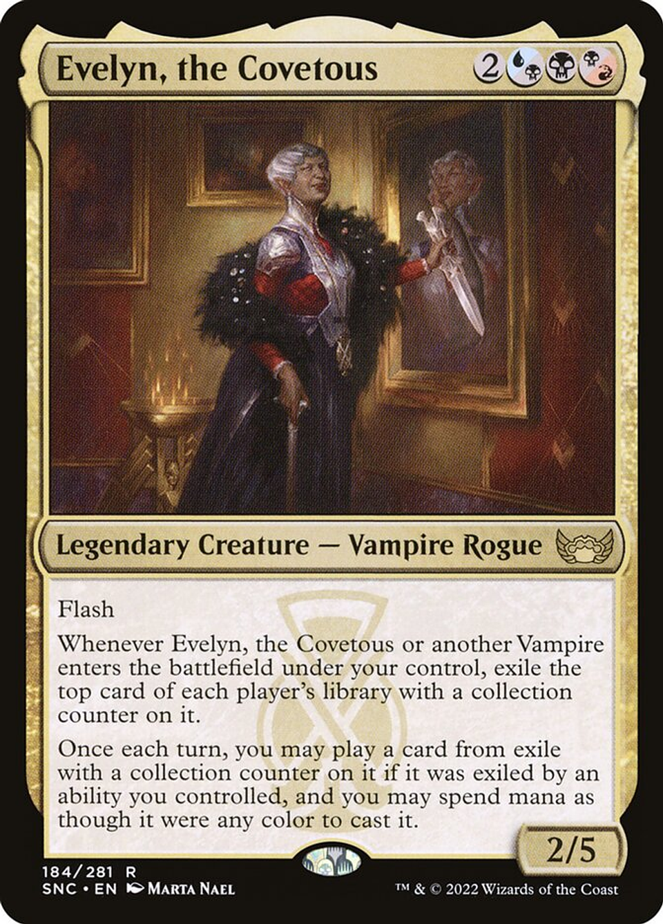 Evelyn, the Covetous (foil) | Inglés | NM | SNC 1