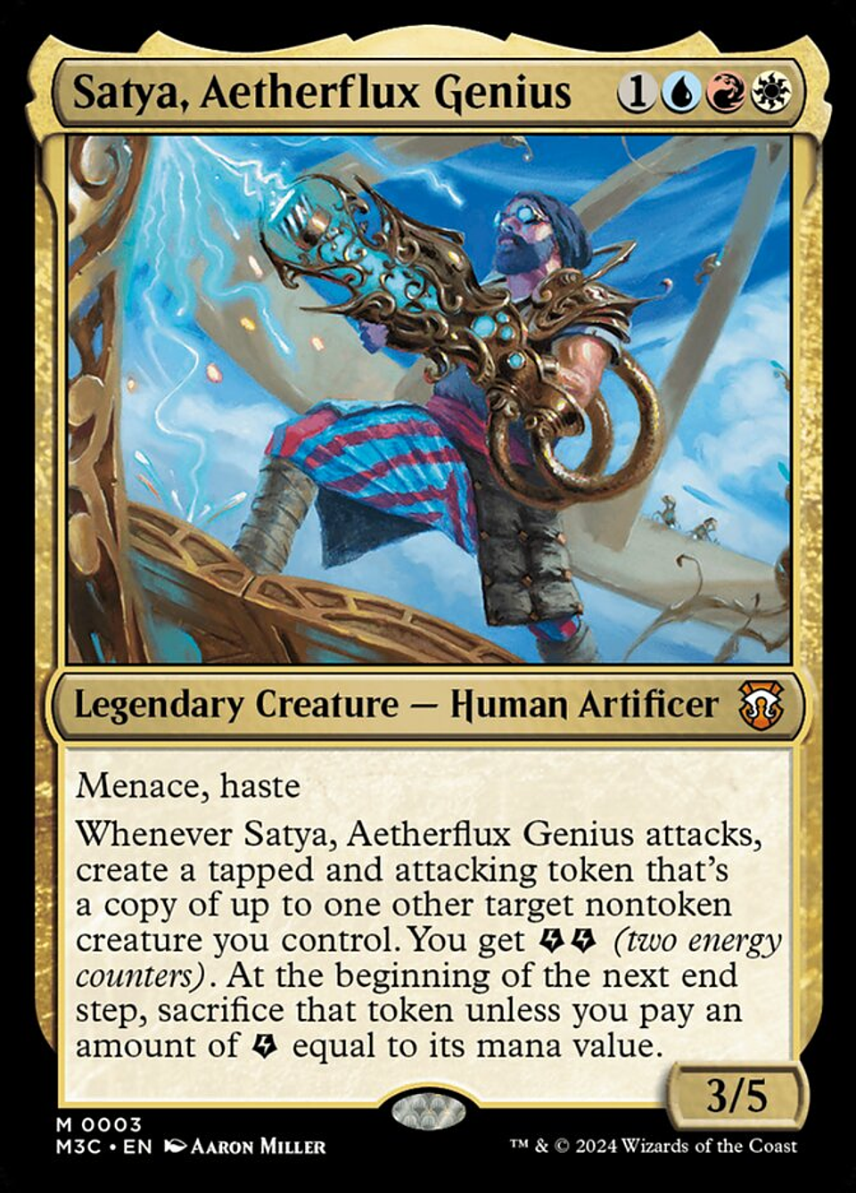 Satya, Aetherflux Genius (foil) | Inglés | NM | M3C 1