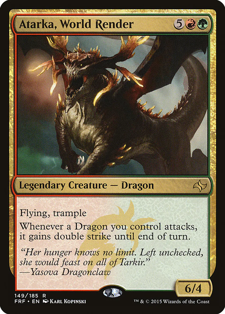 Atarka, World Render | Inglés | EX | FRF 1