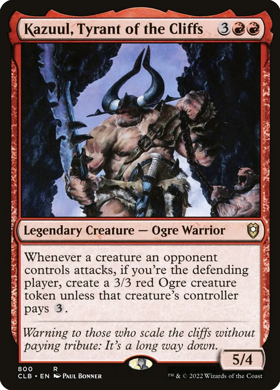 Kazuul, Tyrant of the Cliffs | Inglés | NM | CLB 1