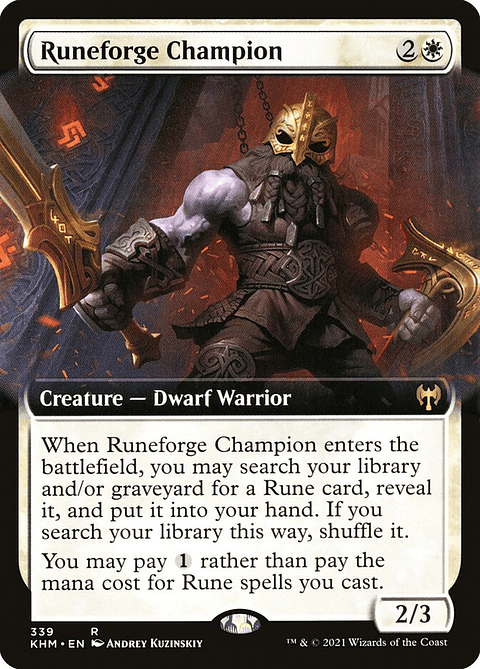 Runeforge Champion (Extended Art) | Inglés | NM | KHM