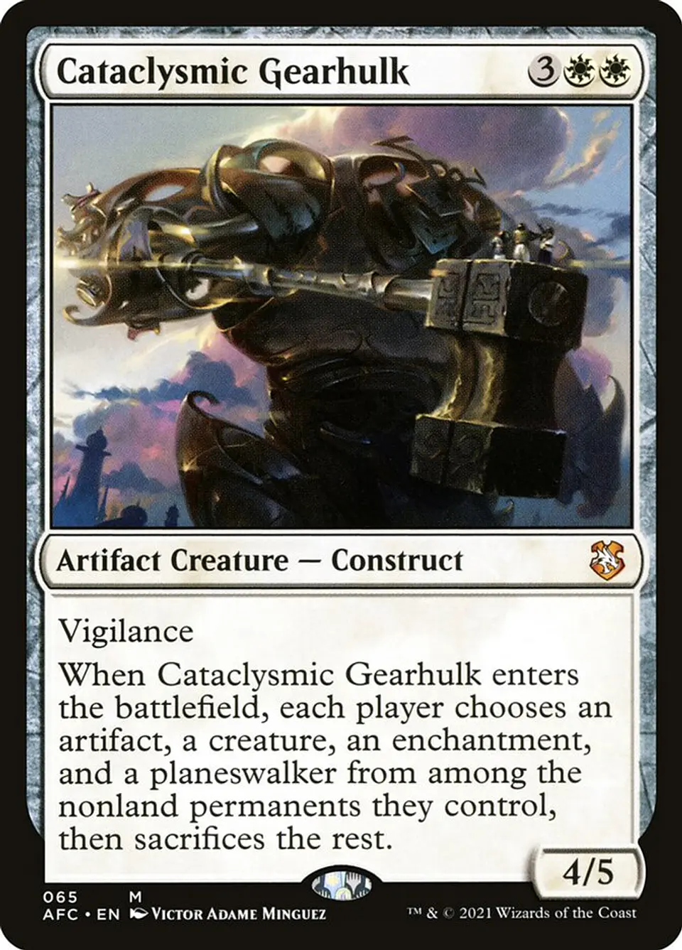 Cataclysmic Gearhulk | Inglés | NM | AFC 1