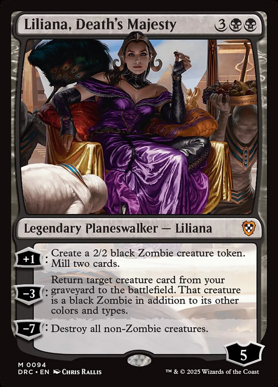 Liliana, Death's Majesty | Inglés | NM | DRC 1