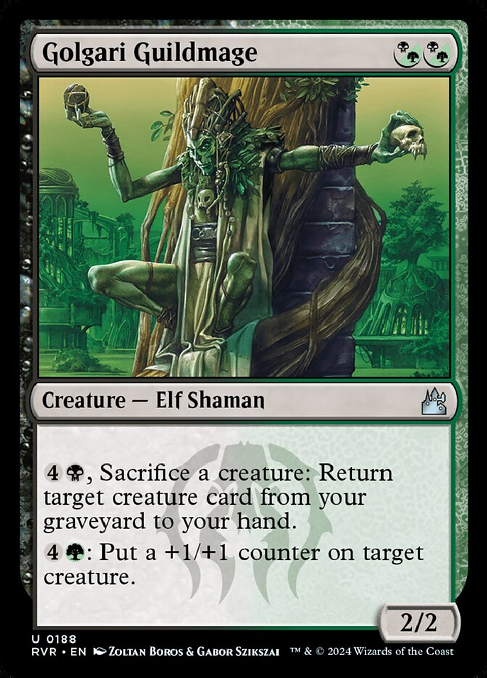 Golgari Guildmage | Español | NM | RVR 1