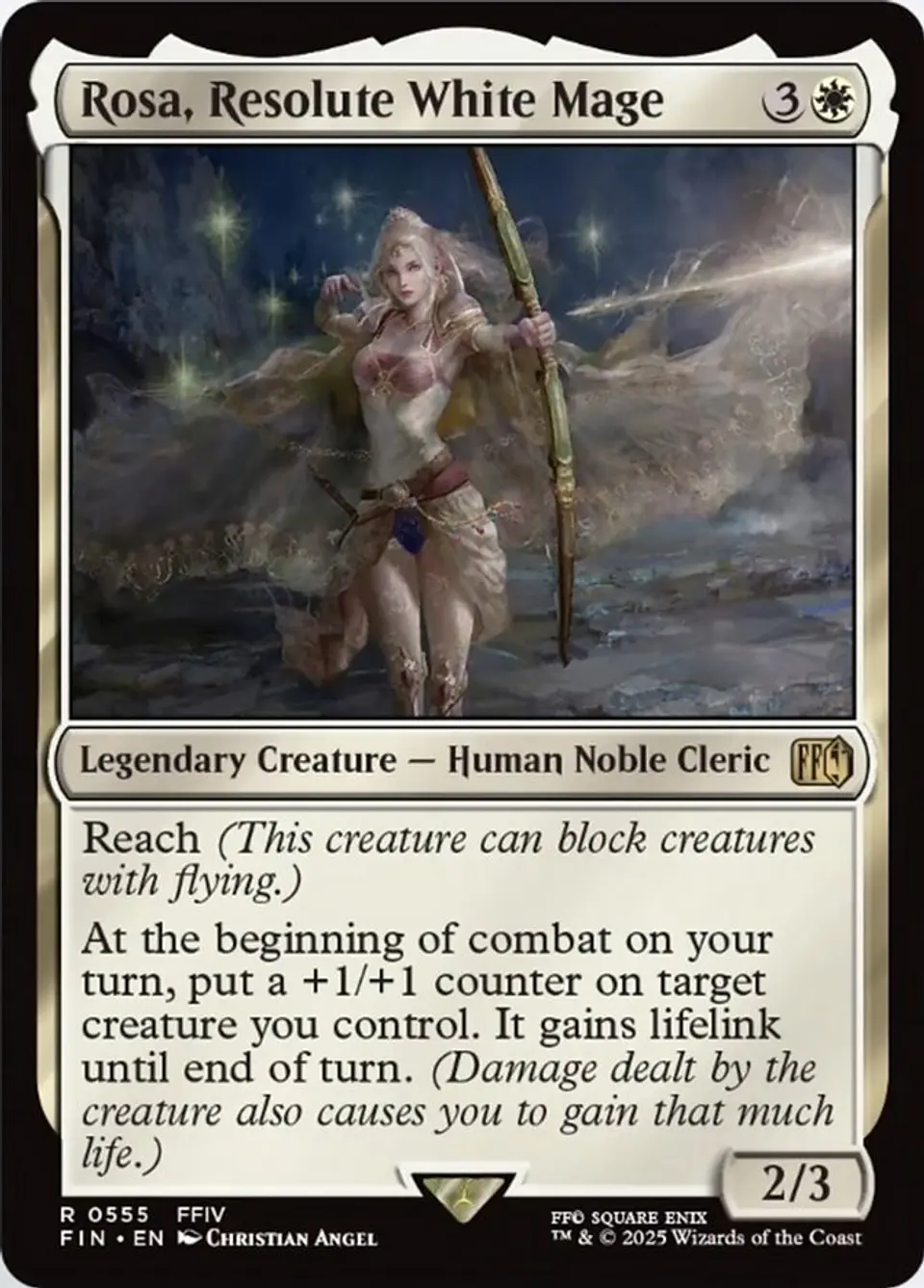 Rosa, Resolute White Mage | Inglés | NM | FIN 1