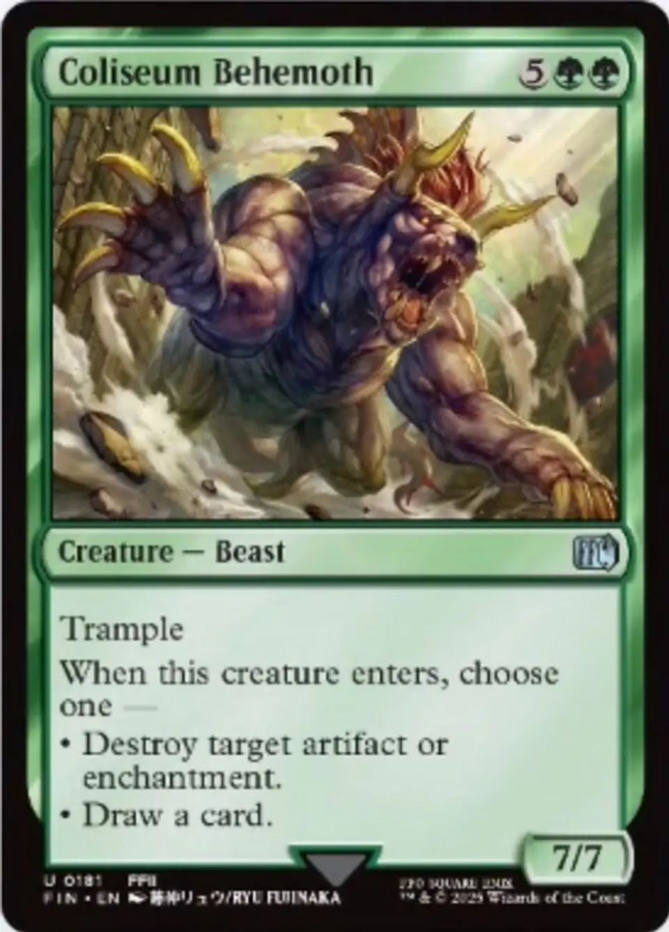 Coliseum Behemoth | Inglés | NM | FIN 1