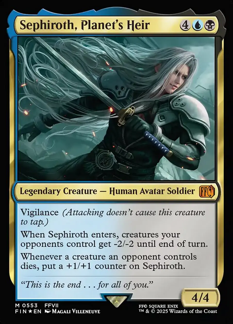 Sephiroth, Planet's Heir | Inglés | NM | FIN 1