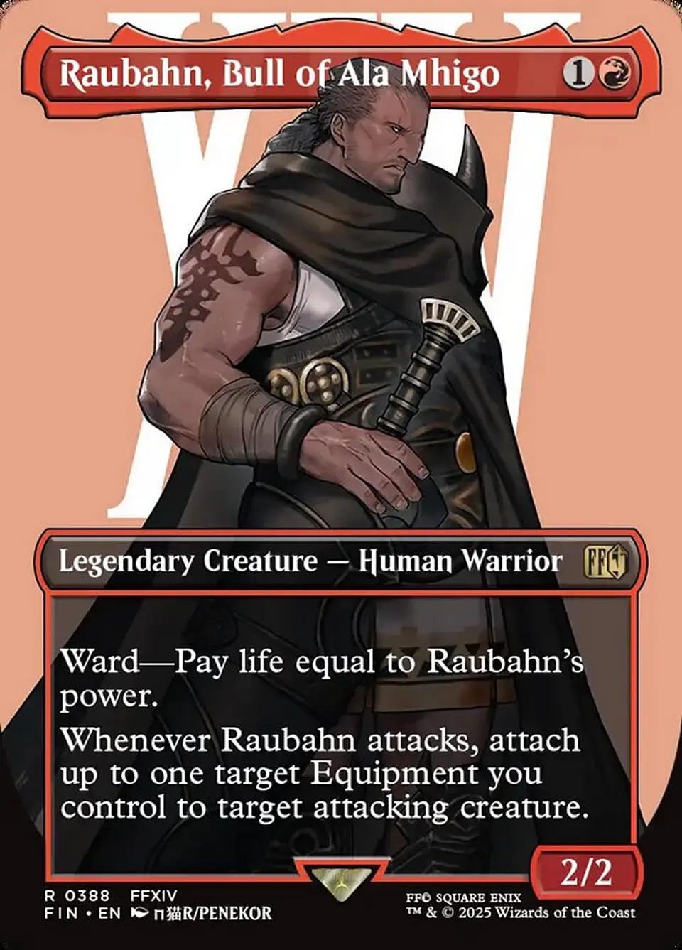 Raubahn, Bull of Ala Mhigo (Borderless foil) | Inglés | NM | FIN 1