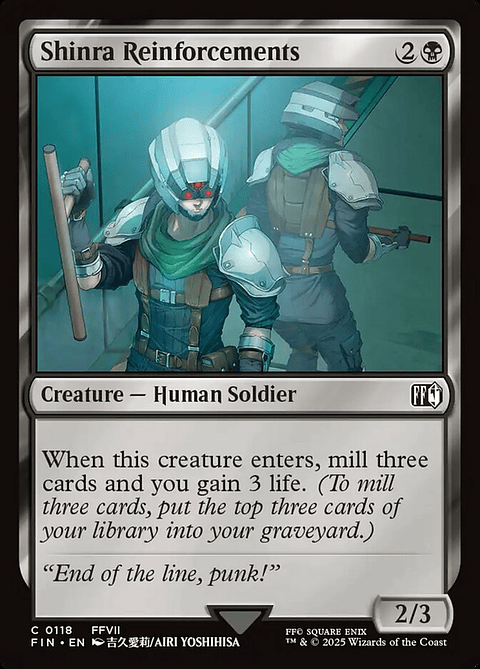 Shinra Reinforcements (foil) | Inglés | NM | FIN