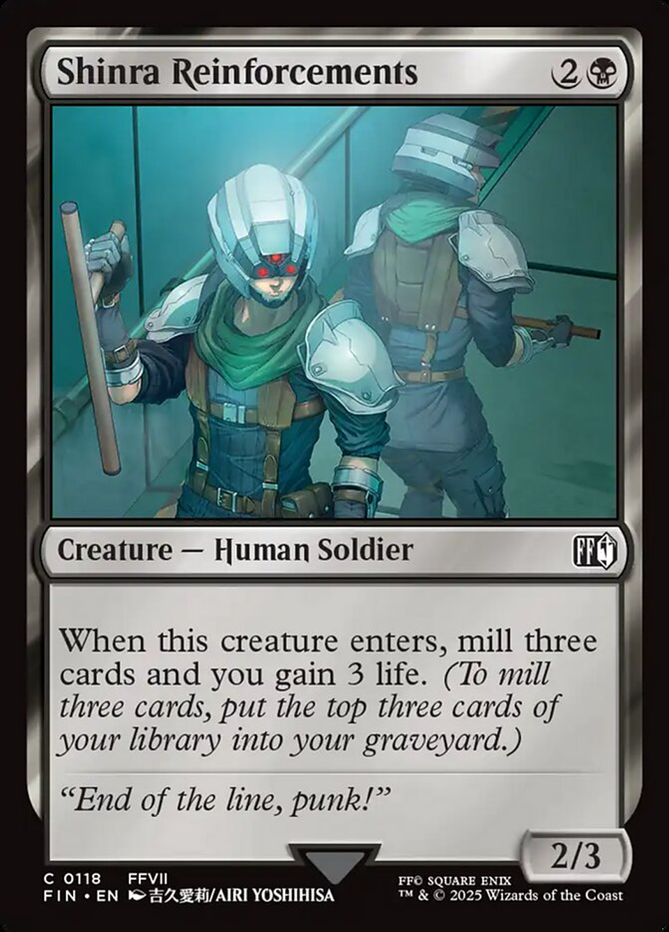 Shinra Reinforcements (foil) | Inglés | NM | FIN 1