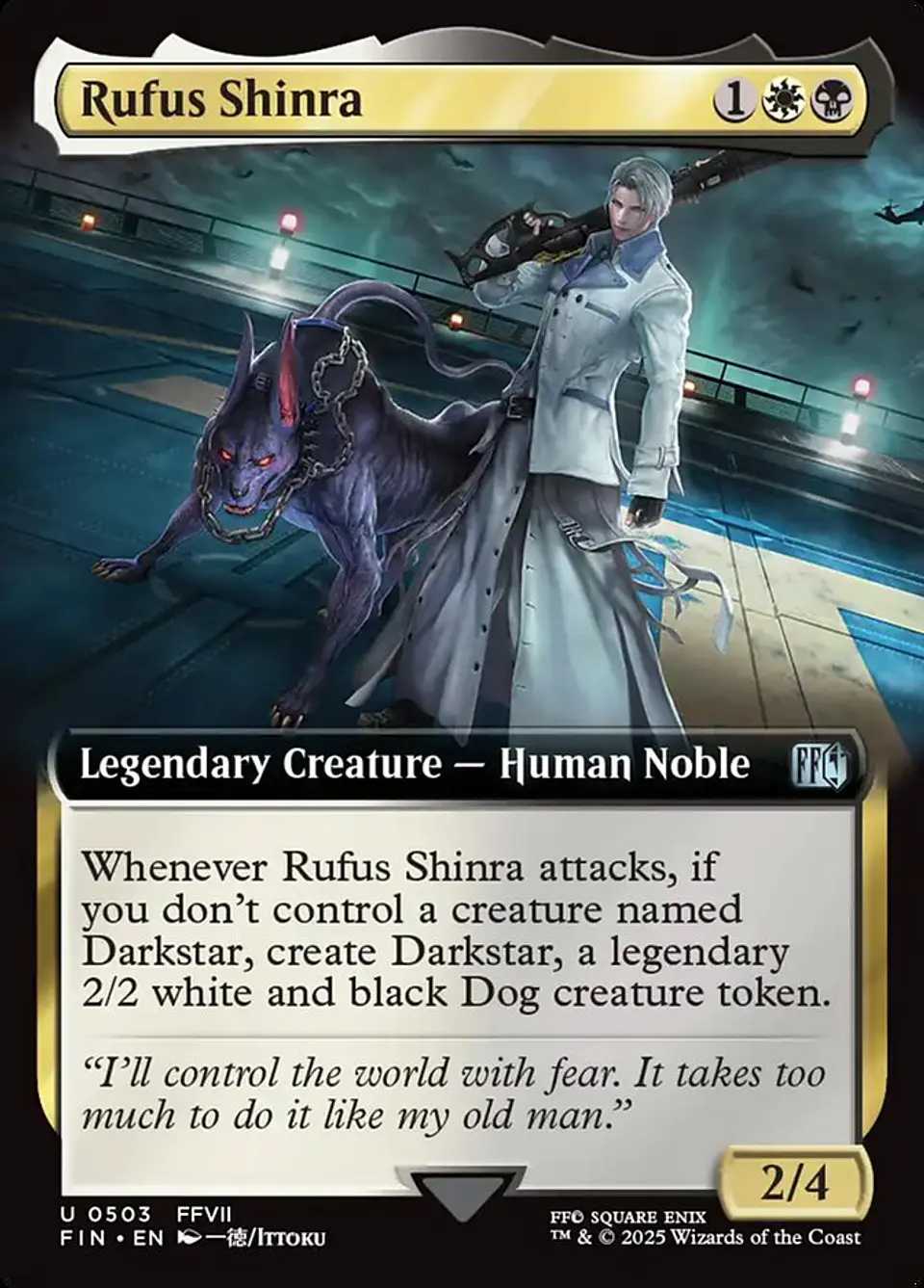 Rufus Shinra (Extended Art foil) | Inglés | NM | FIN 1