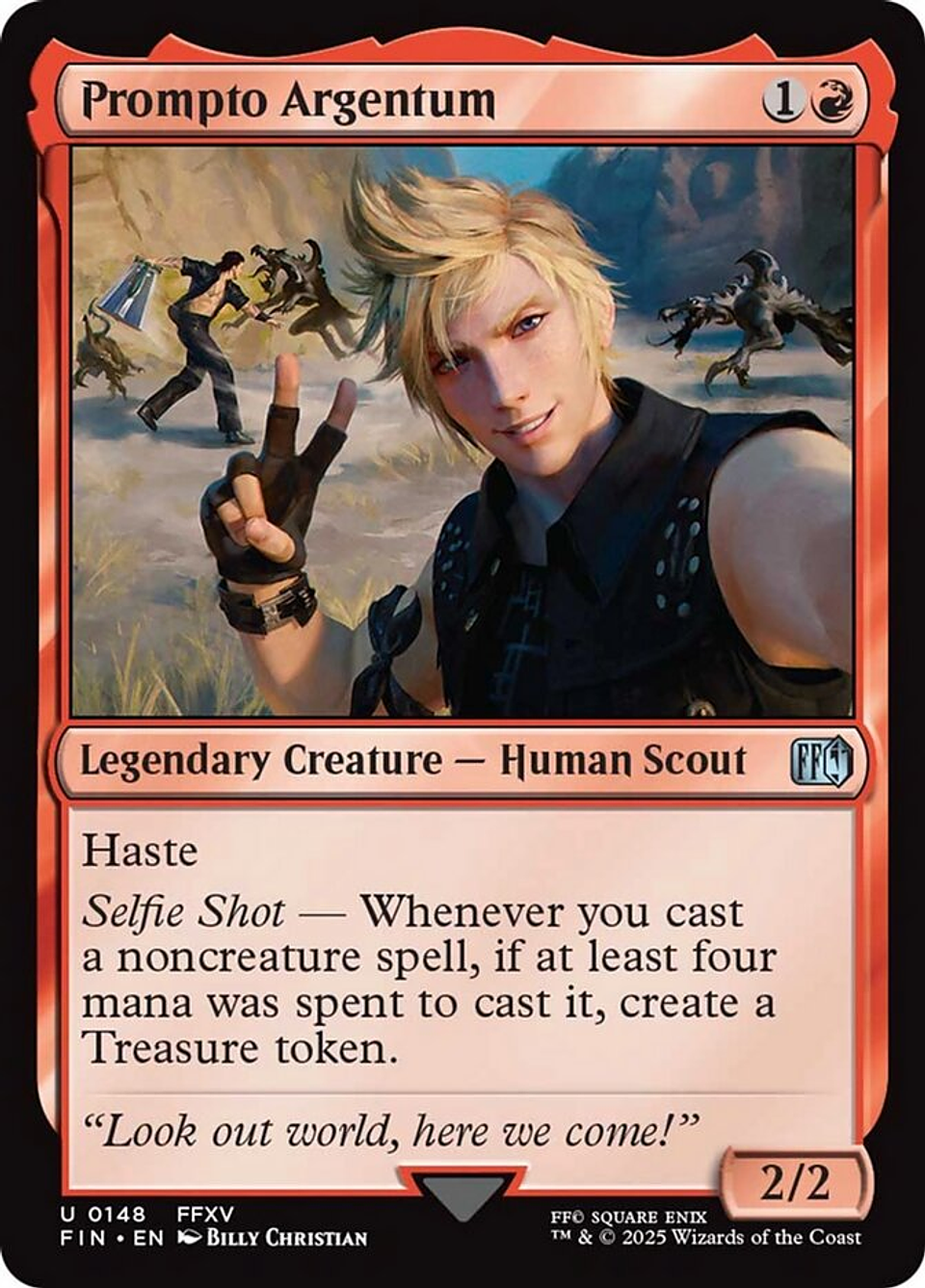 Prompto Argentum (foil) | Inglés | NM | FIN 1