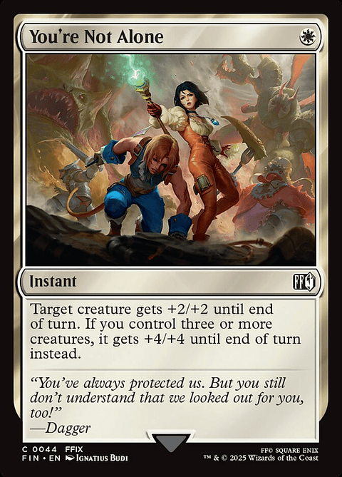 You're Not Alone | Inglés | NM | FIN