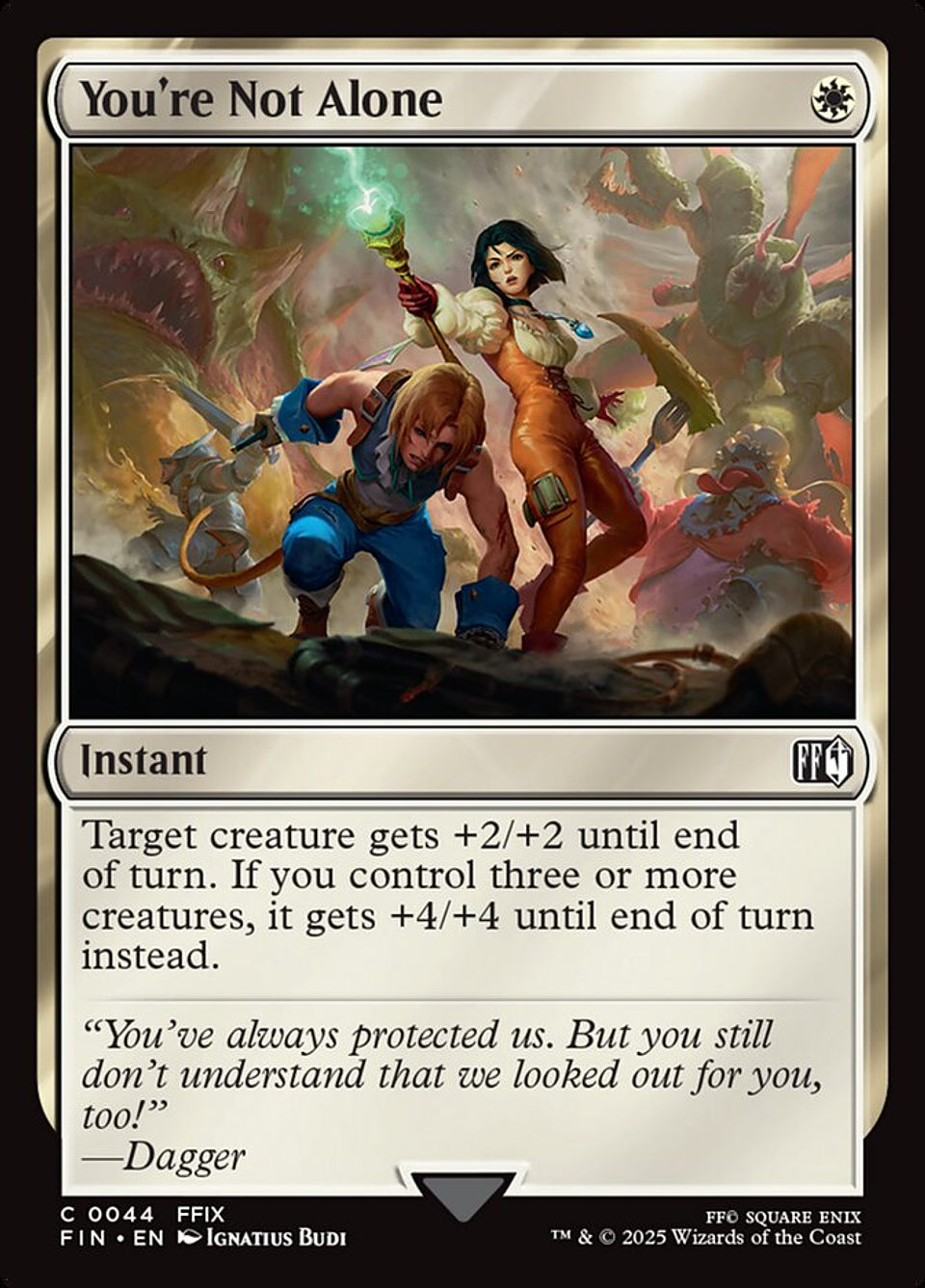 You're Not Alone | Inglés | NM | FIN 1