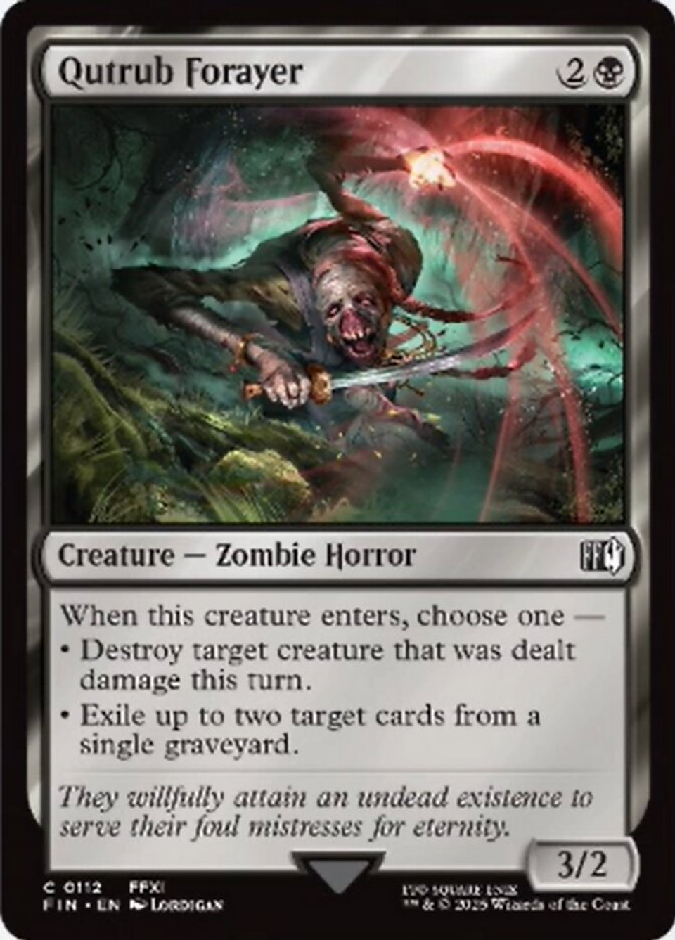 Qutrub Forayer (foil) | Inglés | NM | FIN 1