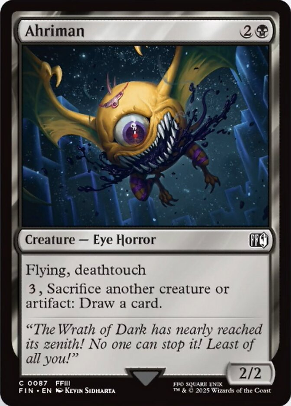 Ahriman | Inglés | NM | FIN 1