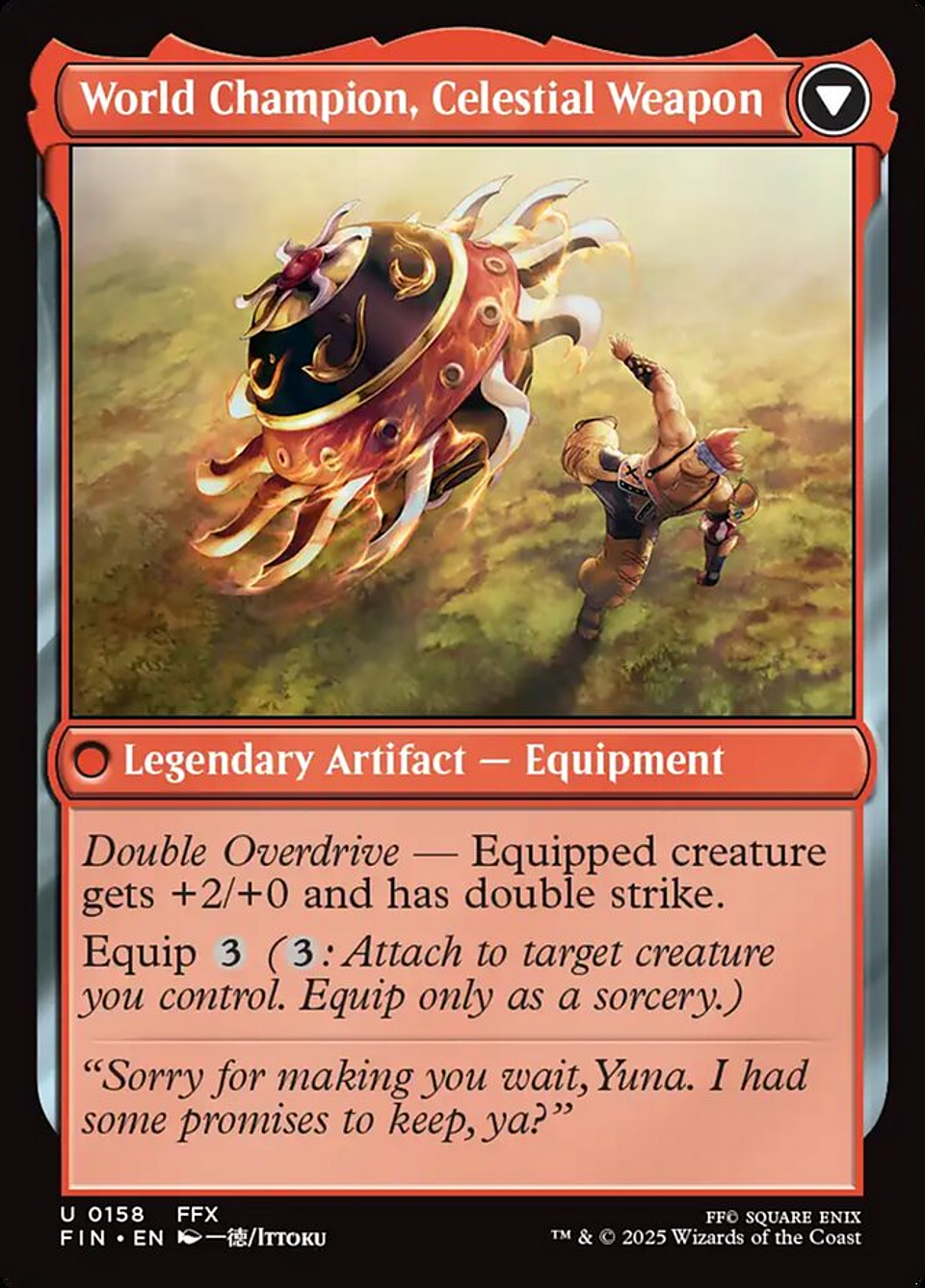 Sidequest: Play Blitzball // World Champion, Celestial Weapon | Inglés | NM | FIN 2