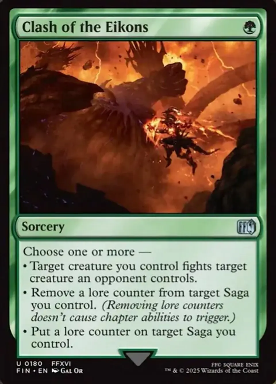 Clash of the Eikons (foil) | Inglés | NM | FIN 1