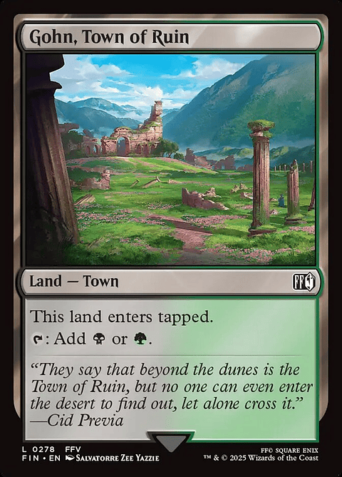 Gohn, Town of Ruin (foil) | Inglés | NM | FIN