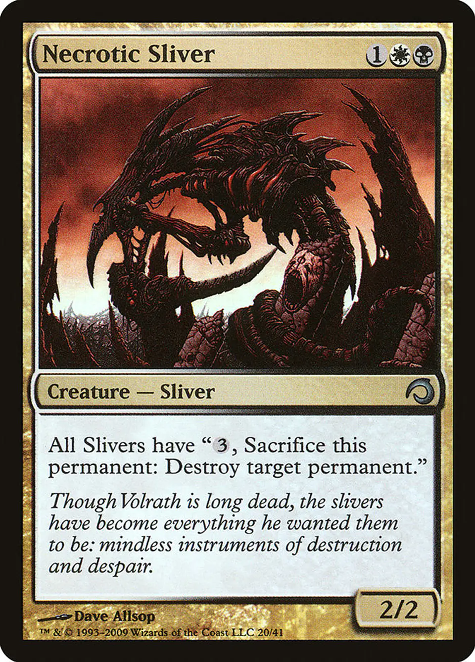 Necrotic Sliver (foil) | Inglés | NM | H09 1