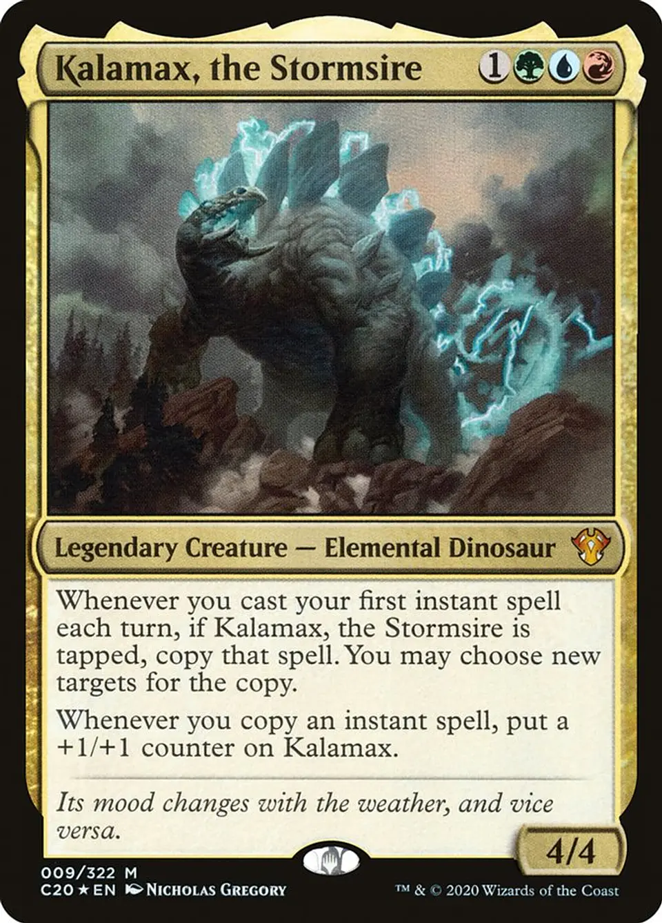 Kalamax, the Stormsire (foil) | Español | NM | C20 1