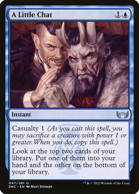 A Little Chat (foil) | Inglés | NM | SNC