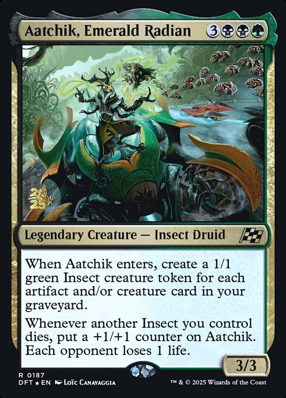 Aatchik, Emerald Radian (Launch foil) | Español | NM | PDFT 1
