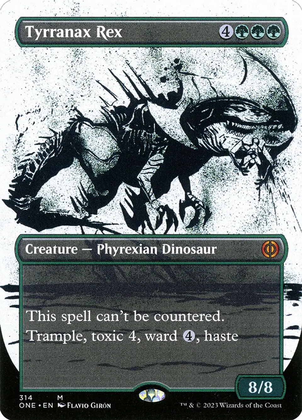 Tyrranax Rex (Showcase foil) | Inglés | NM | ONE 1