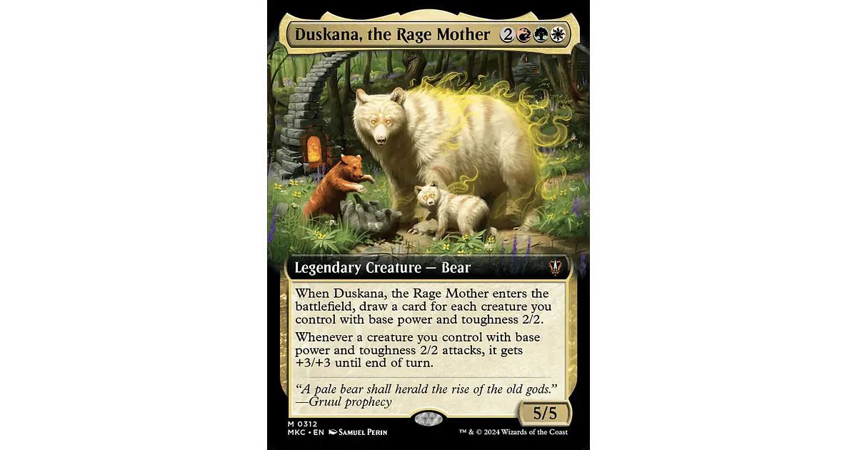 Duskana, the Rage Mother (Extended Art foil) | Inglés | N...