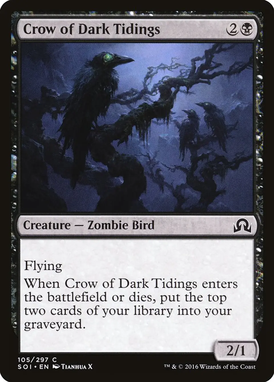 Crow of Dark Tidings | Español | NM | SOI 1