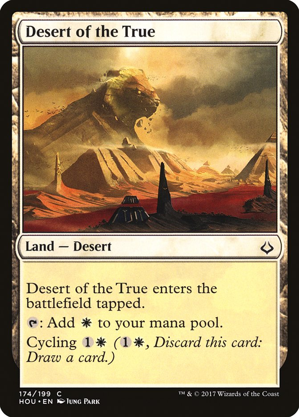 Desert of the True | Inglés | NM | HOU 1