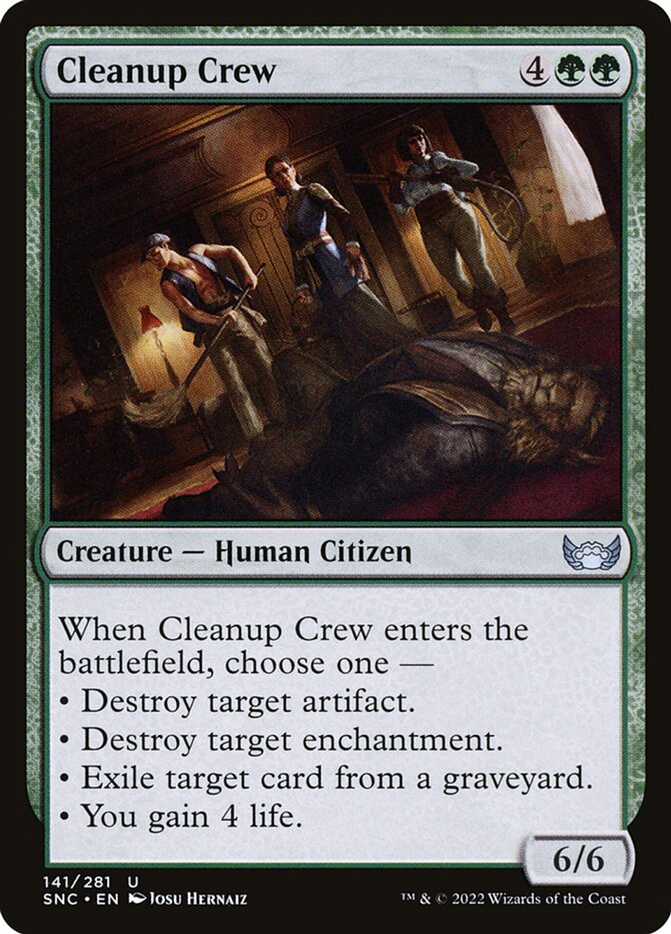 Cleanup Crew (foil) | Inglés | NM | SNC 1