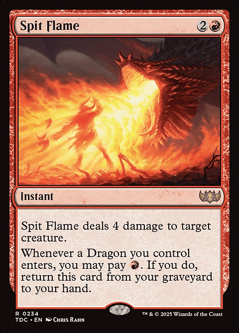 Spit Flame | Inglés | NM | TDC