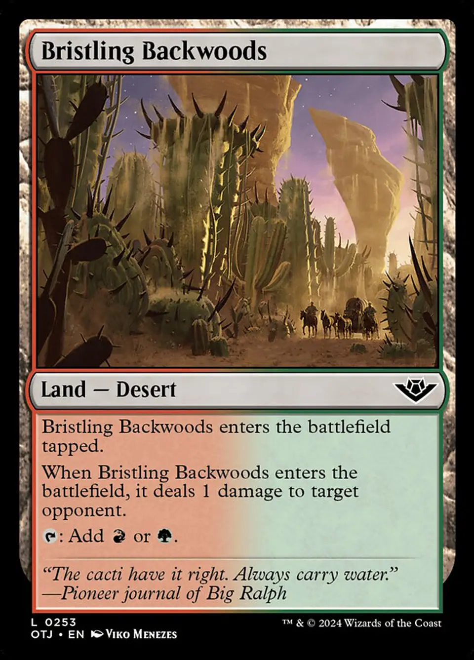 Bristling Backwoods | Español | NM | OTJ 1