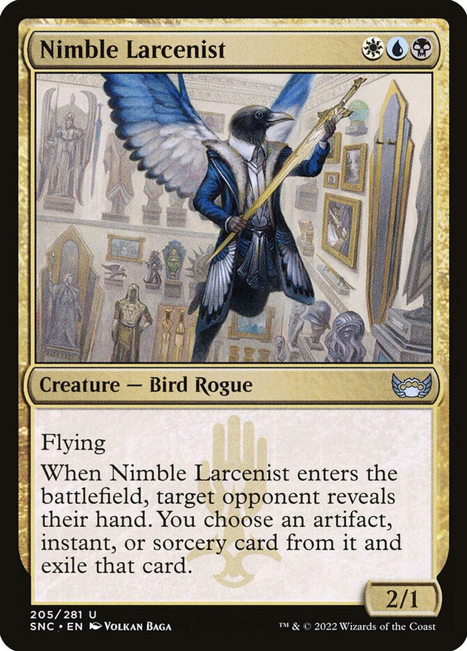 Nimble Larcenist (foil) | Inglés | NM | SNC 1