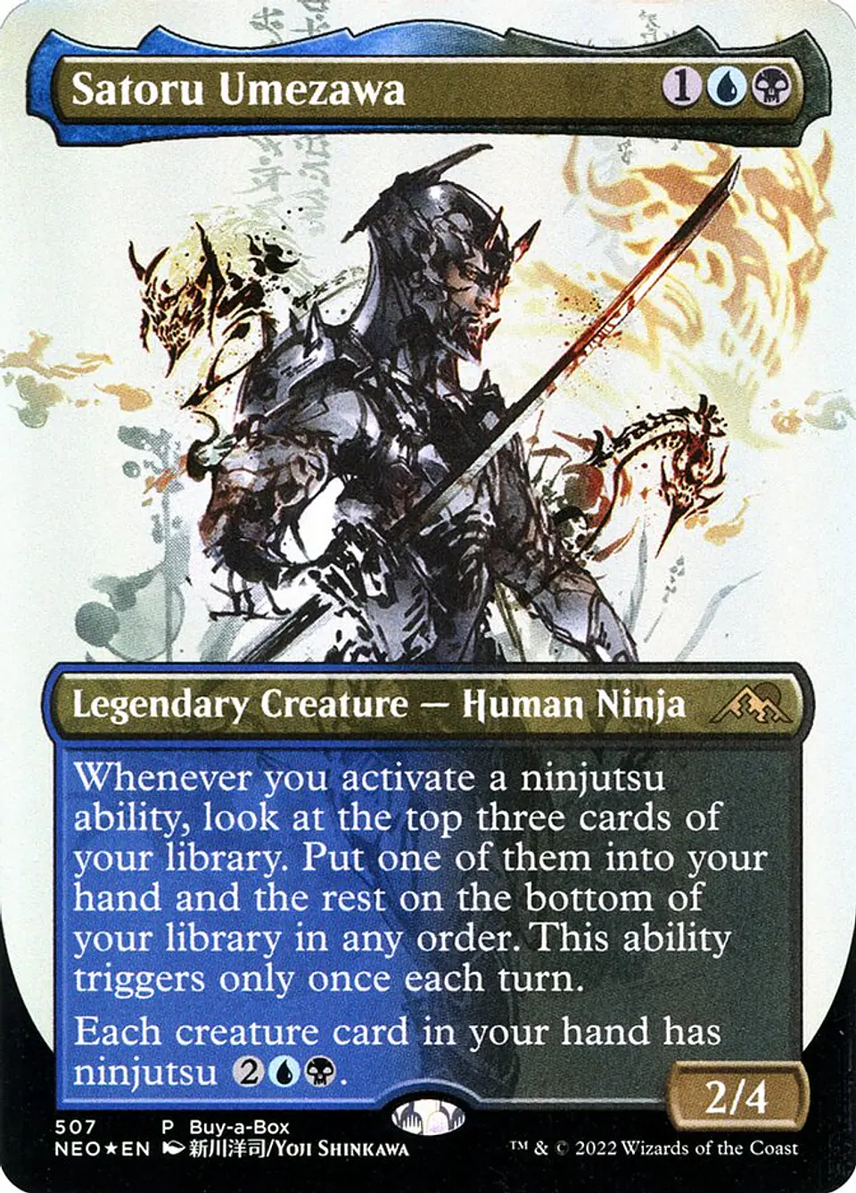 Satoru Umezawa (Borderless foil) | Inglés | NM | NEO 1