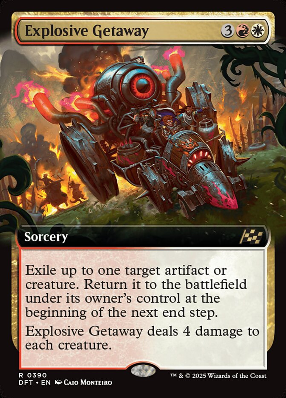 Explosive Getaway (Extended Art foil) | Inglés | NM | DFT 1