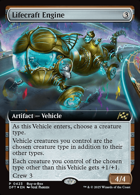Lifecraft Engine (Extended Art foil) | Inglés | NM | DFT
