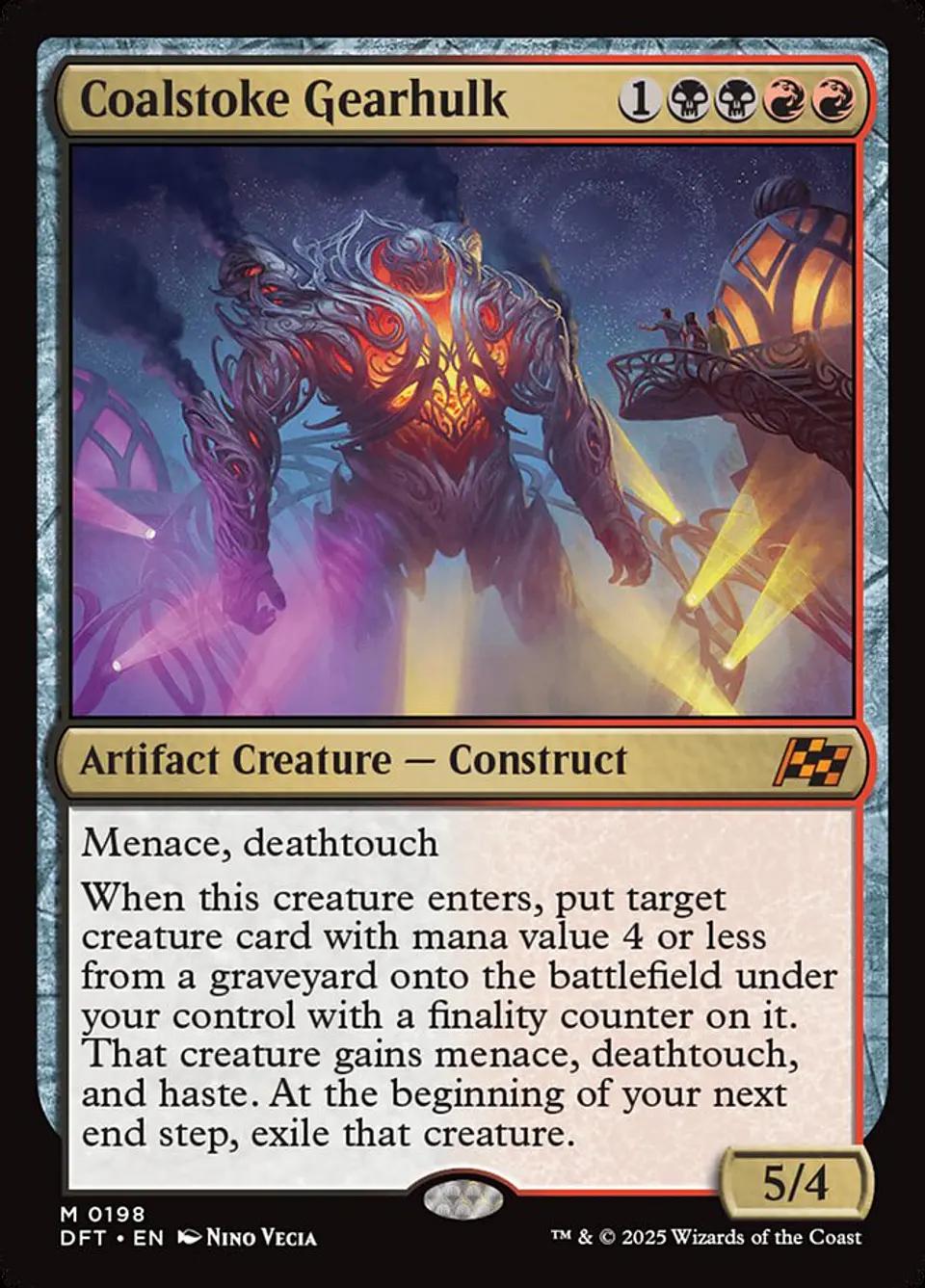 Coalstoke Gearhulk (foil) | Español | NM | DFT 1