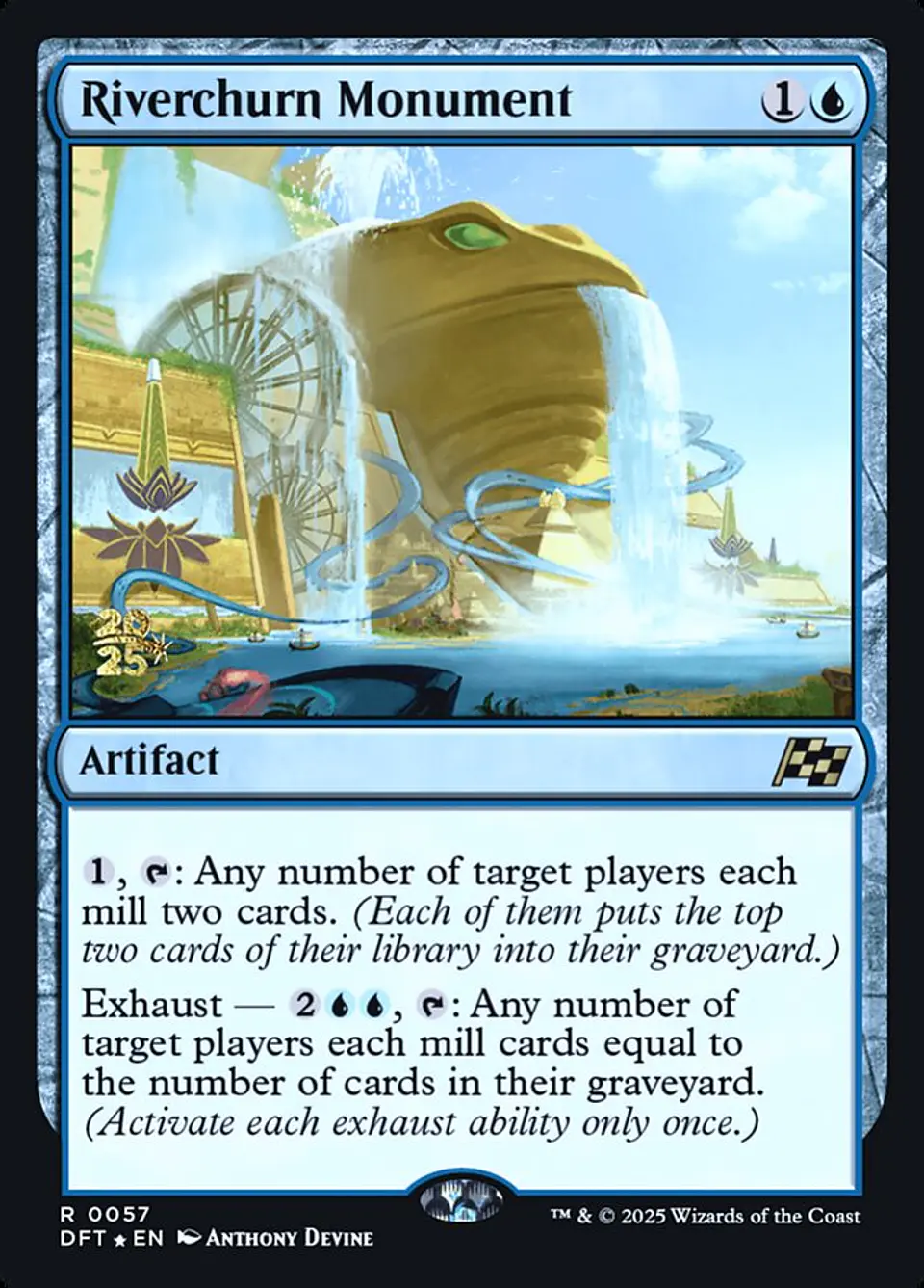 Riverchurn Monument (Launch foil) | Español | NM | PDFT 1