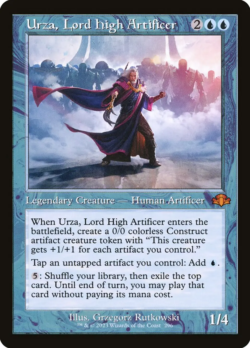 Urza, Lord High Artificer (Retro Frame foil) | Inglés | NM | DMR 1