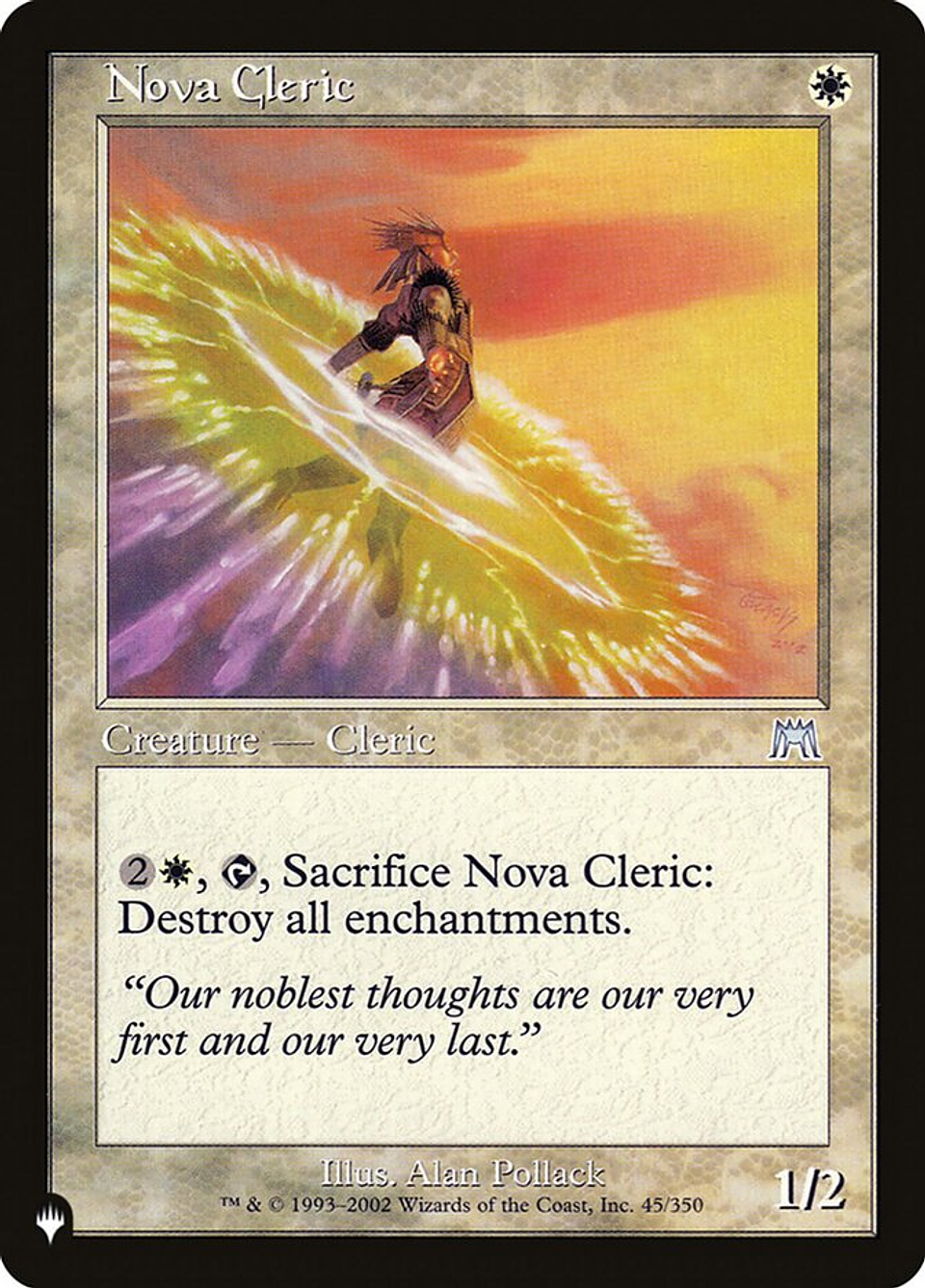 Nova Cleric (Retro Frame) | Inglés | NM | PLST 1